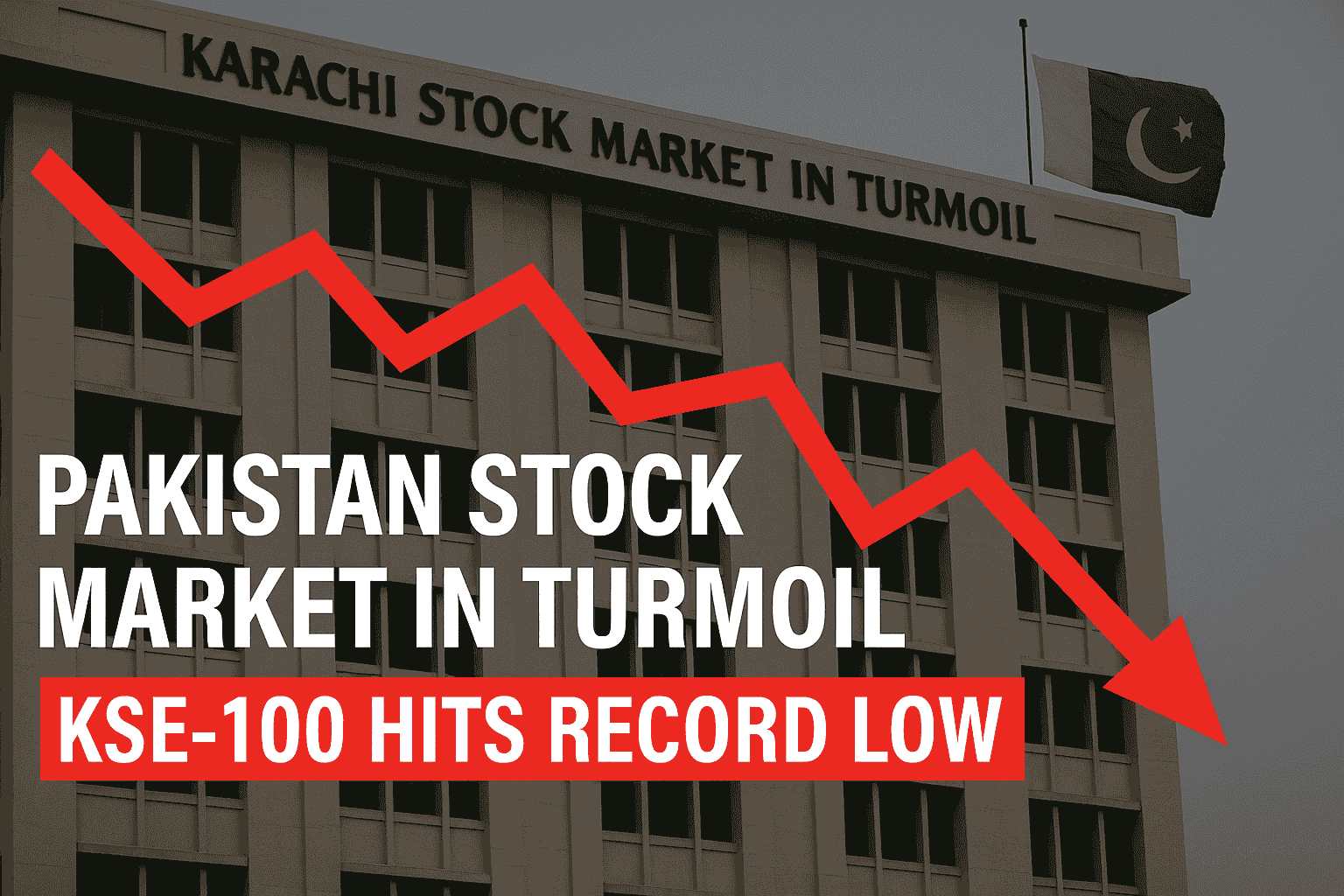 Pakistan Stock Market Crash 2025 after Operation Sindoor – KSE-100 Index falls sharply